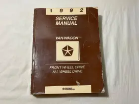 61-370-2105 CHRYSLER Van Wagon Service Manual Front Wheel