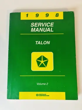 81-270-8501 CHRYSLER CORPORATION Talon Service Manual Volume