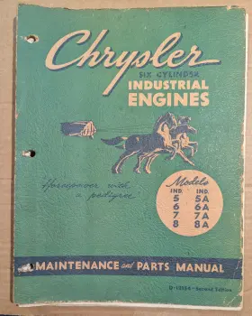 D12154 CHRYSLER Engines Manual