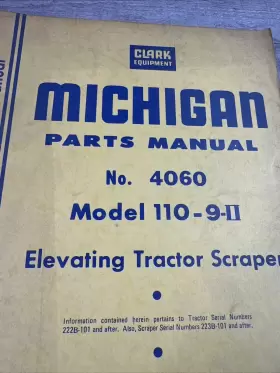 110-9-II CLARK Michigan Manual Elevating Tractor #2