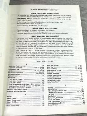 110-9-II CLARK Michigan Manual Elevating Tractor #3