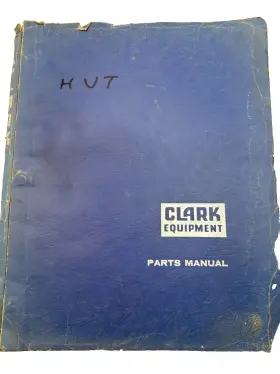 150B CLARK Forklift Hydratork Utilitruc Fteft Book #2