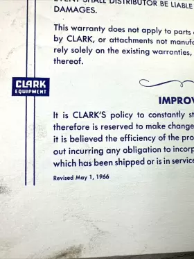 24000 CLARK Michigan Drive Axle Manual #2