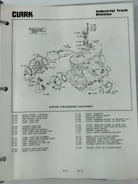 2745333 CLARK Forklift Manual Book #3