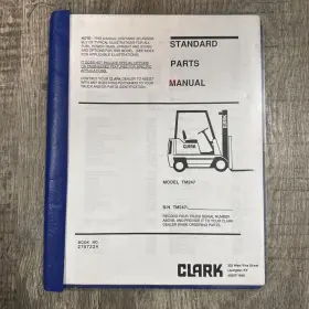 2787324 CLARK Forklift Manual