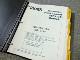 3195 CLARK Wheel Loader Service Repair Manual