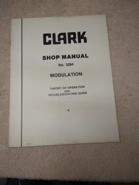 3284 CLARK Modulation Manual Troubleshooting Theory
