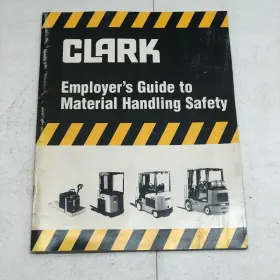 59-886-0410 CLARK Forklift Employers Material Handling Safety