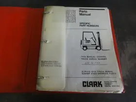 685-1-7950 CLARK Lift Forklift Manual