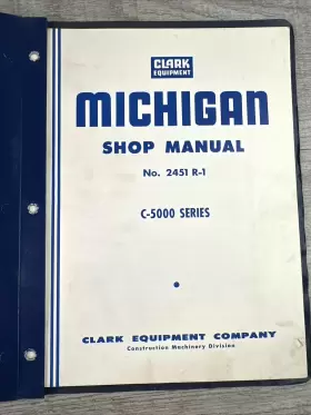C-5000 CLARK Michigan Manual