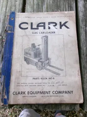 CL-47-788 CLARK Gas Carloader Book