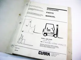 2807023 CLARK CONSTRUCTION EQUIPMENT Forklift Lift Fork Book
