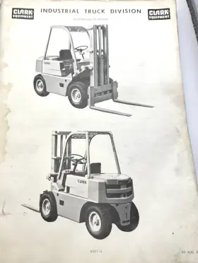 CYR40B CLARK Operators Manual Forkflit Cy #3