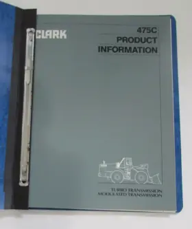 475C CLARK EQUIPMENT Wheel Loader Specification Brochure #3