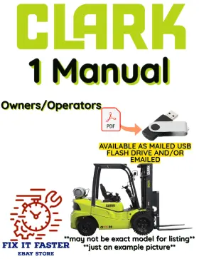 ETR13 CLARK Etr Forklift Operator Manual Pdf Usb