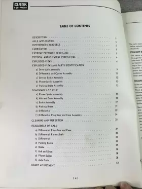 FD-13500 CLARK Michigan Drive Axle Service Repair Manual #3