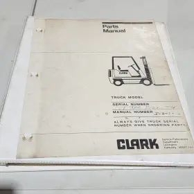 GP138MB CLARK Forklift Lift Catalog Manual
