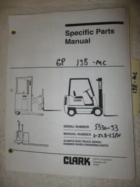 GP138MC CLARK Spn Manual