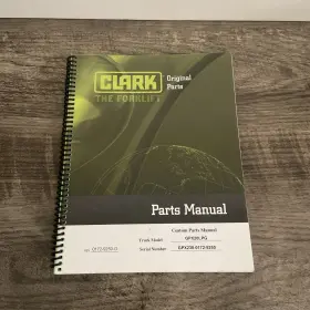 GPX20LPG CLARK Forklift Manual