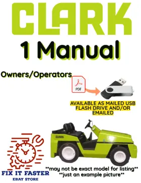 GT50E CLARK Gt Towing Tractor Service Repair Manuals Pdf Usb
