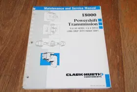 59-905-0118 CLARK-HURTH Service Manual Powershift