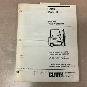 I-241-1 CLARK Manual Catalog Book Fork Lift
