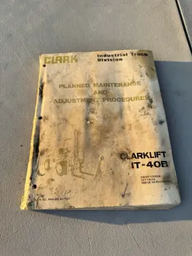 IT-40B CLARK Manual Clarklift