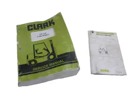 OH-370 CLARK Forklift Service Manual Gcs Gps Operators