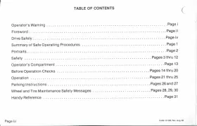 OI-326 CLARK Forklift Operator Instruct Manual #2