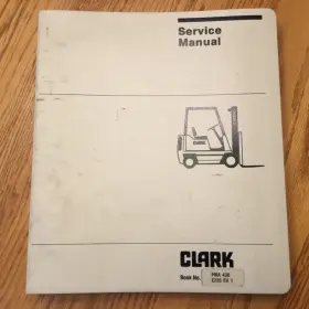 PMA-436 CLARK Service Repair Manual Fork Lift