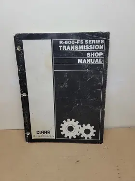 R-600-FS CLARK Transmission Manual