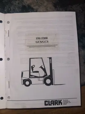 SM-598D CLARK Cgc Cdp Diesel Engine Forklift Service Manual #3