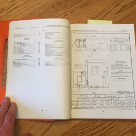 X110A CLARK Rider Straddle Stacker Operation Manual Book #3
