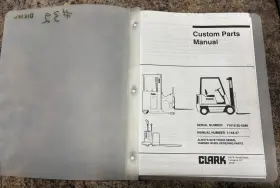 Y1015-20-5586 CLARK Forklift Manual