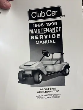 101968401 CLUB CAR Ds Golf Service Manual