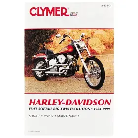 024185784524 CLYMER Harley Fls Fxs Softail Repair Manual