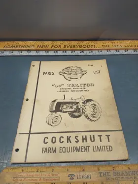 C-534R-7-54-H COCKSHUTT Tractor Distillate Lpg Manual