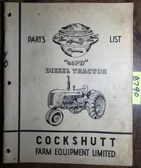 C-633R COCKSHUTT Diesel Tractor Manual