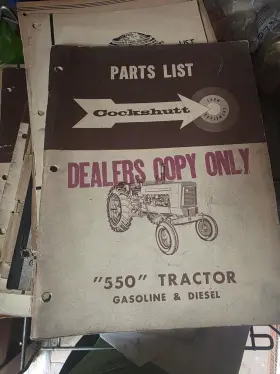 C-7672-2-59-T COCKSHUTT Book Manual Tractor Gas Diesel Copy