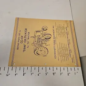 E1042 COCKSHUTT Op Cultivator Farm Tractors Manual #2