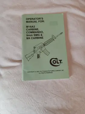M19A2 COLT Operators Manual Carbine