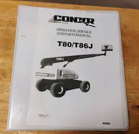92387-001 CONDOR Telescopic Aerial Platform Operator Manual
