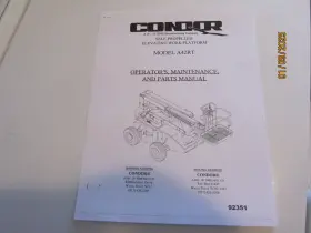 A42RT CONDOR Lift Operators Manual