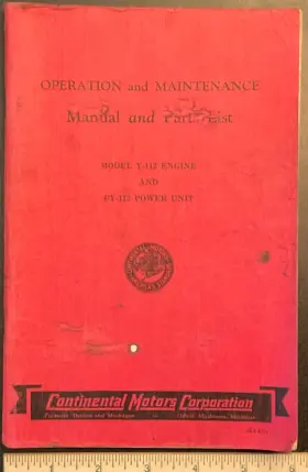 1MX-6113 CONTINENTAL Engine Operator Manual