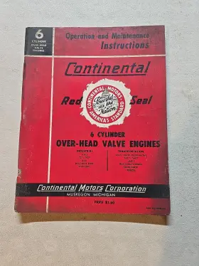 OHM-660 CONTINENTAL Cylinder Overhead Valve Engine Operation