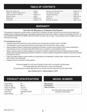247.77013 CRAFTSMAN Operator Manual Chipper Vac #2