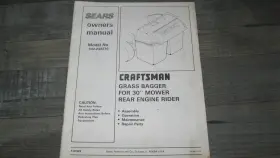502.249270 CRAFTSMAN Sears Owners Manual Mower Grass