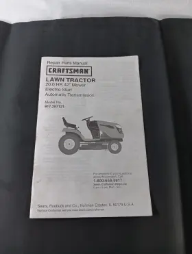 917.287121 CRAFTSMAN Lawn Tractor Mower Repair Manual