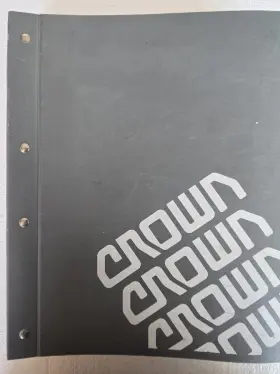 7330 CROWN Sp Tl Service Manual Forklift Cover