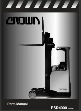 ESR4000 CROWN Forklift Catalog Manual Pdf Usb